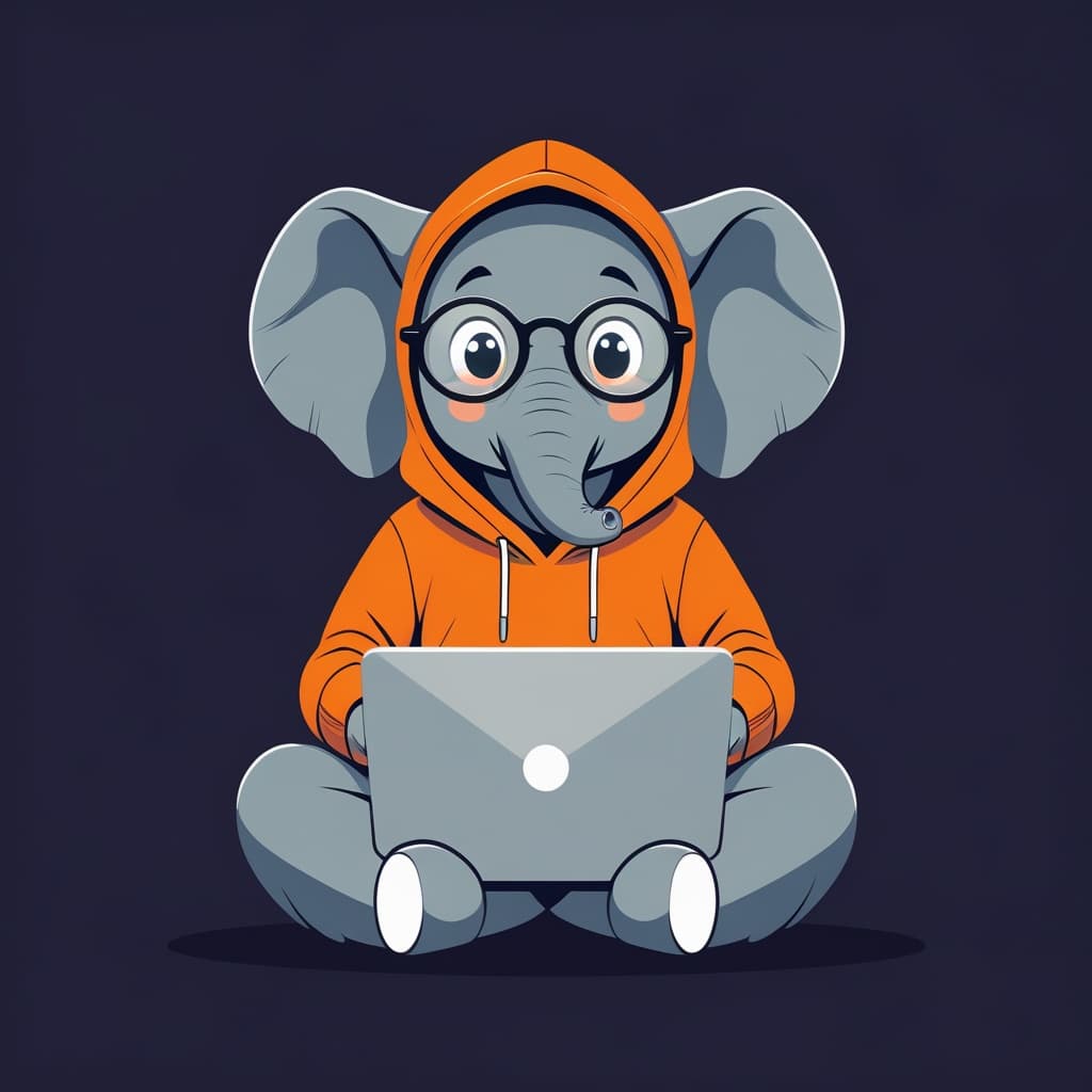 Bunty, the BestCryptoCasinoIn mascot, checking a crypto casino on a laptop